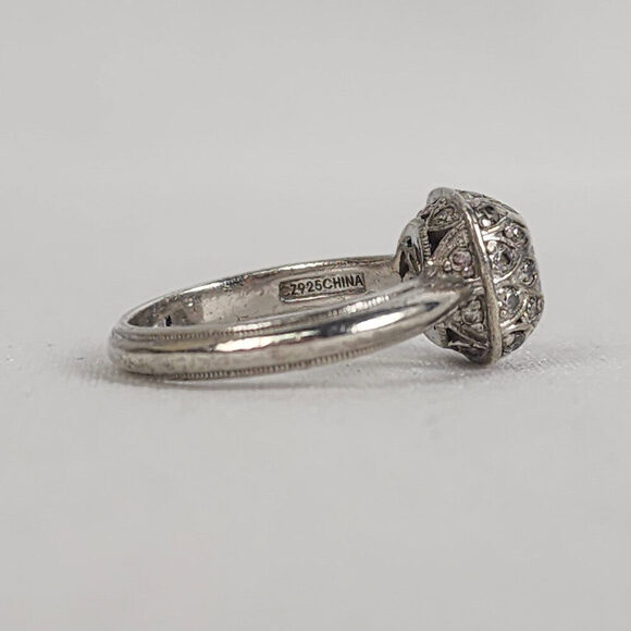 Tacori Z 925 Faux Diamond Ring Size 9 - Picture 3 of 9